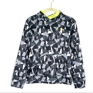 PUMA grey geometric hoodie (Boys 14-16)